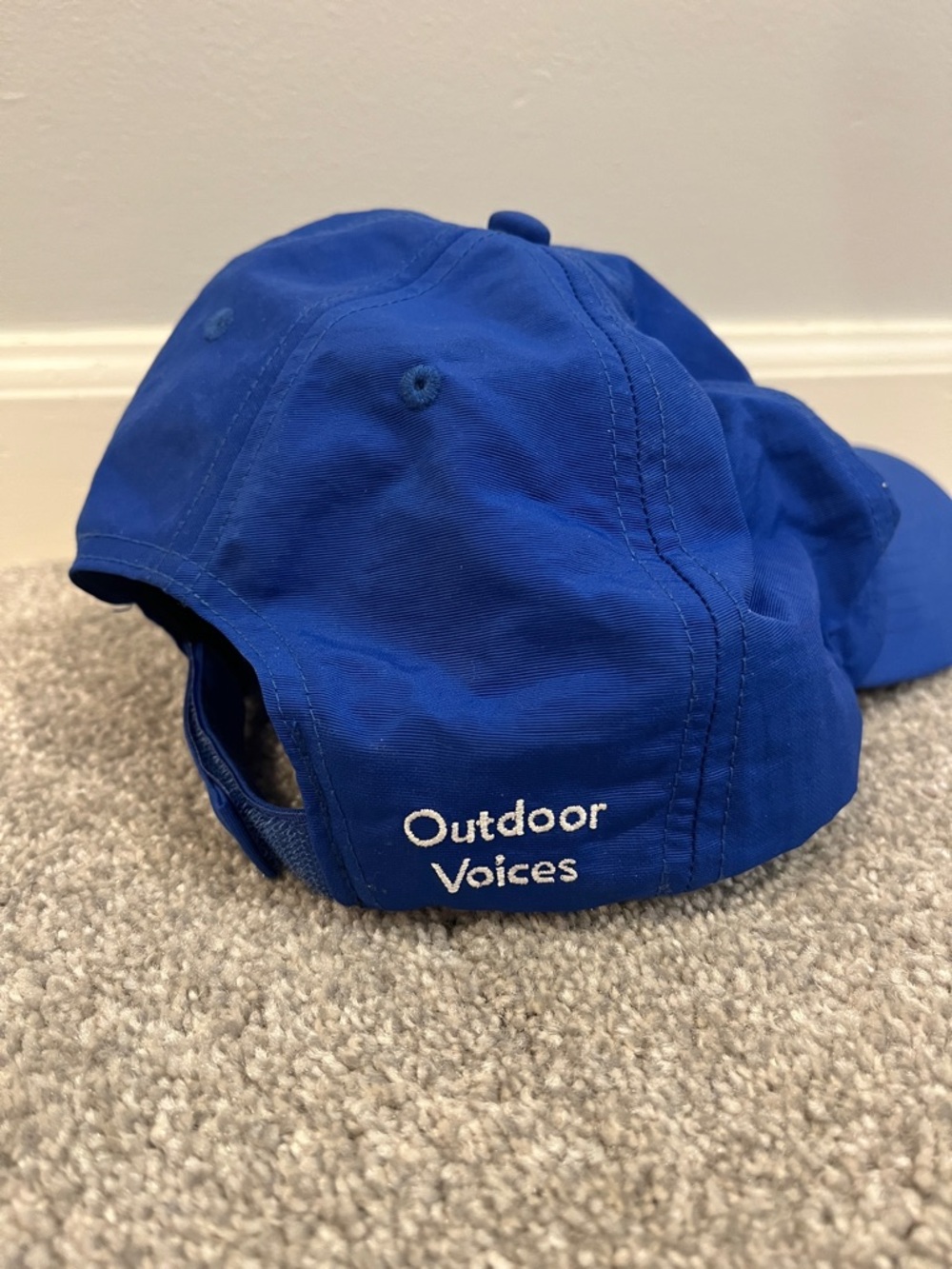 Outdoor Voices Royal Blue Logo Baseball Cap
